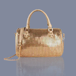 La-Vish Crystal Bag-Silver