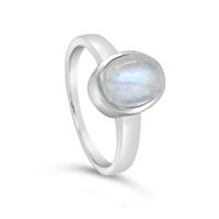 SS Moonstone Ring (Size 10)