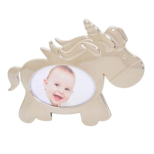 Silver Unicorn Photo Frame