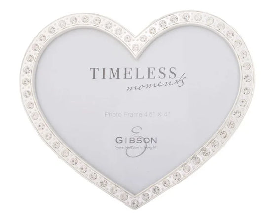 Diamond Heart Photo Frame