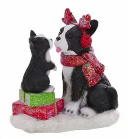 Christmas Dog & Puppy