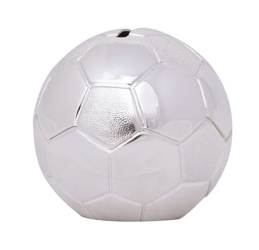 *Silver Soccer Moneybox