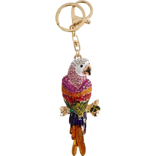 Bling Parrot Keyrings