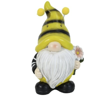 Bee Gnome w Flower