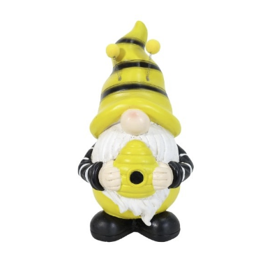 Bee Gnome w Hands on Honey Pot