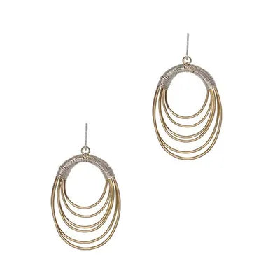 Brass FW - Wire Wrap Multi OVL (G/S)