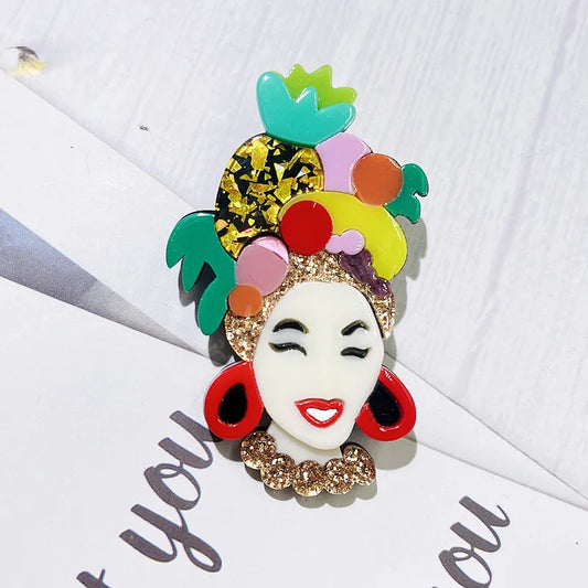 Bohemian Girl Brooch