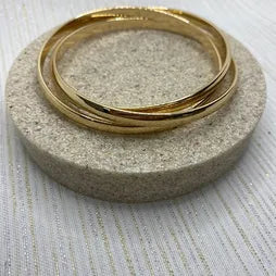 Bangle Set (3pc) - Interlinked (G)