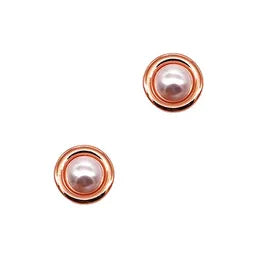 Pearl Studs - RND (RG)