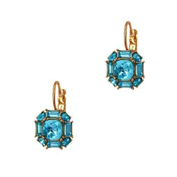 Crystal LB - Double Wire (SQ) - Aquamarine (G)