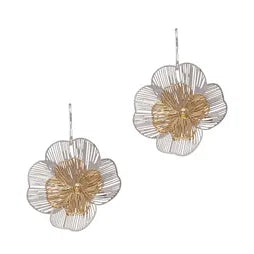 Filigree FW - Flower (Double) w Pearl (S/G)