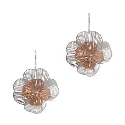 Filigree FW - Flower (Double) w Pearl (S/RG)