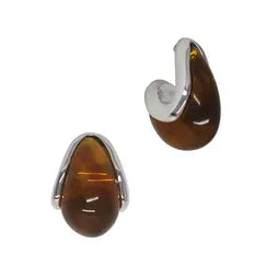 Resin Studs - (Marble Waterdrop) Tortoise Shell (S)