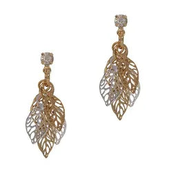 Filigree Studs - Leaf Cluster (G/S)
