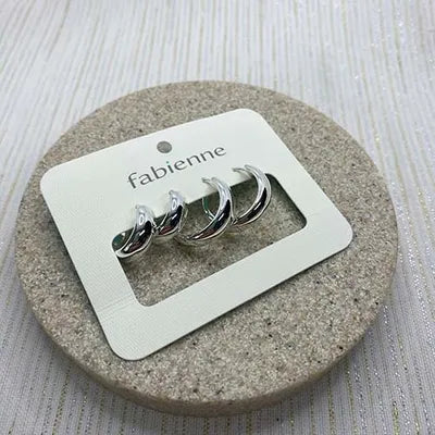 Hinged Hoop Pairs - Hammered