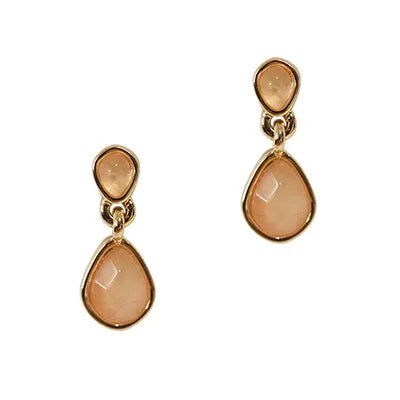 SP Stone Studs - (TD) Rose Water Opal
