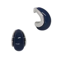 Resin Studs - (Waterdrop) Navy (S)