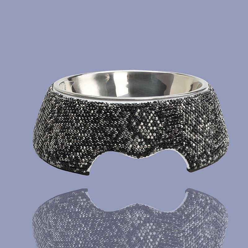 Rhinestone Pet Bowl