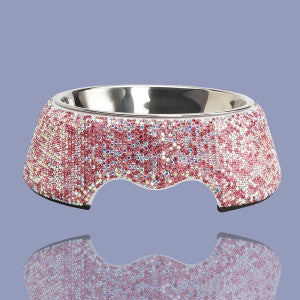 Pink Bling Pet Bowl