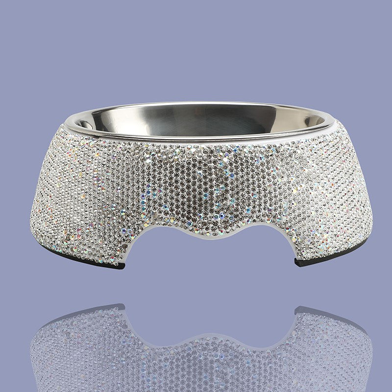 Rhinestone Pet Bowl