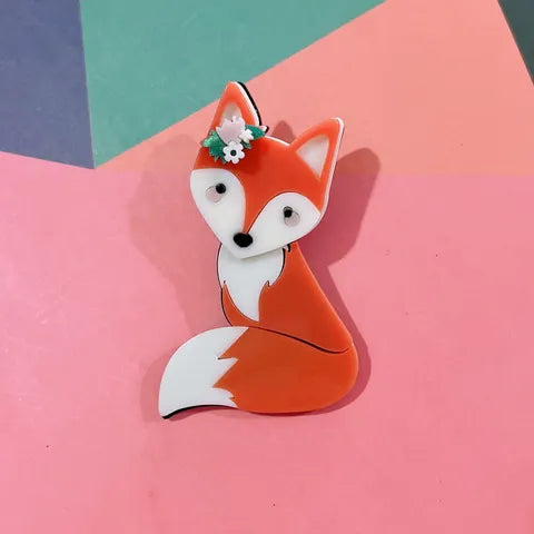 Fox Brooch