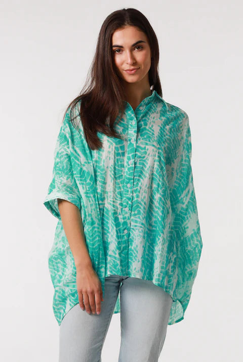 Shirt Kaftan-Green