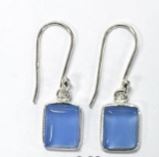 SS-C Blue Chalcedony Earrings