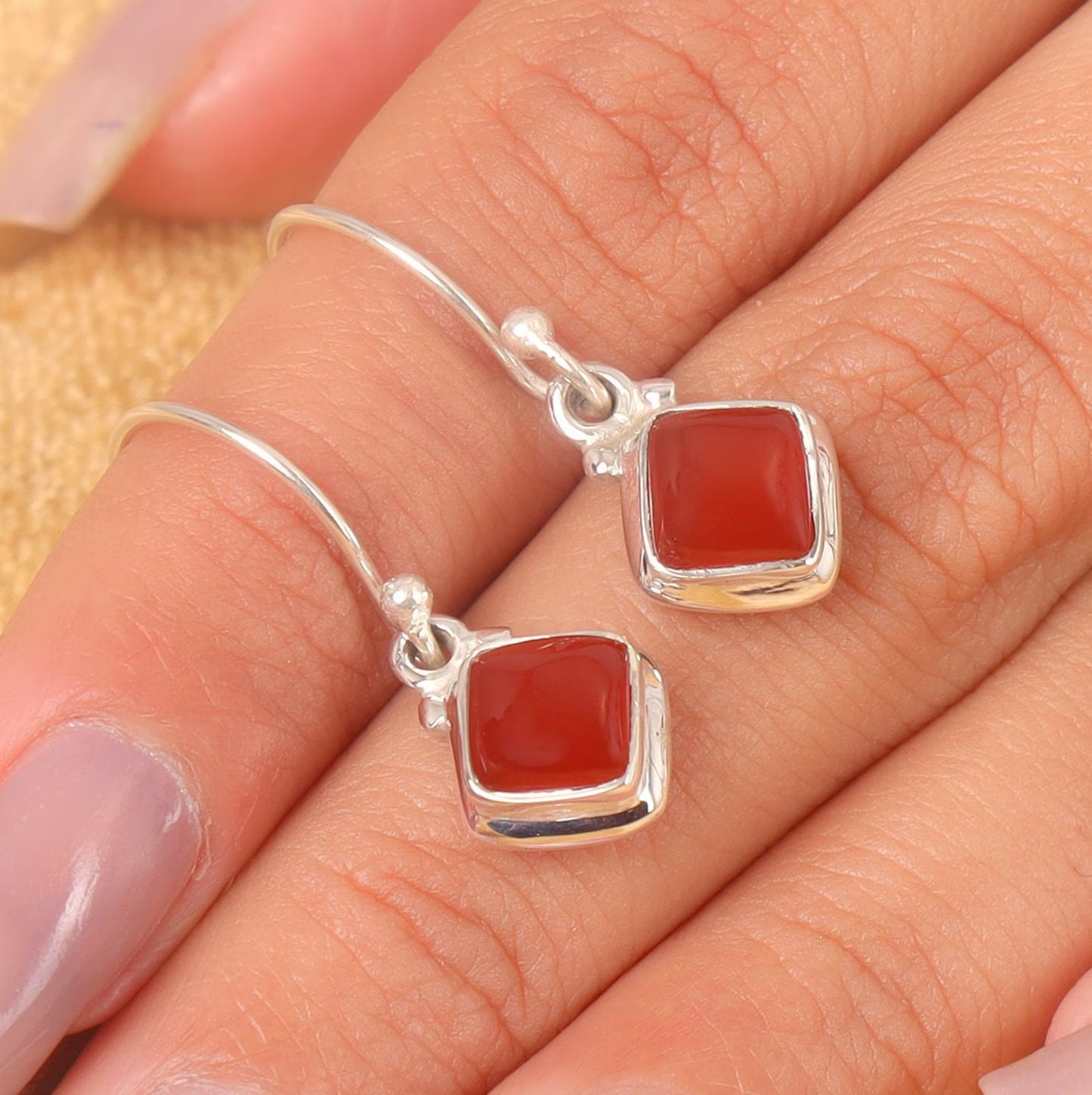 SS-C Carnelian Earrings