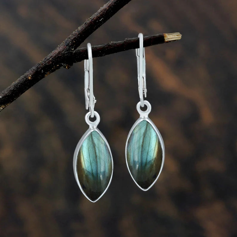 SS-C Labradorite Earrings