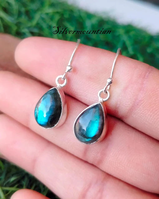 SS-C Labradorite Earrings
