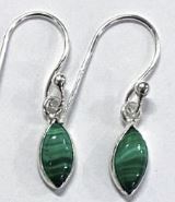 SS-C Malachite Earrings