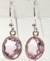 SS-F Pink Topaz Earrings