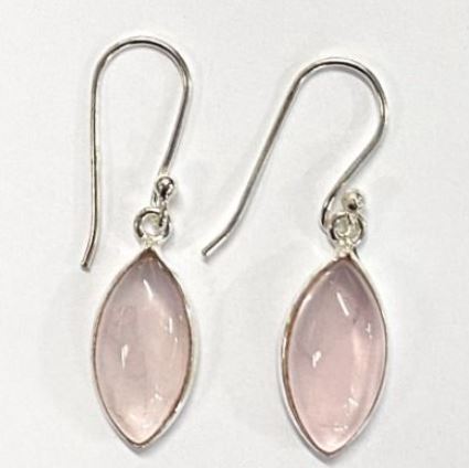 SS-C Rose Quartz Earrings