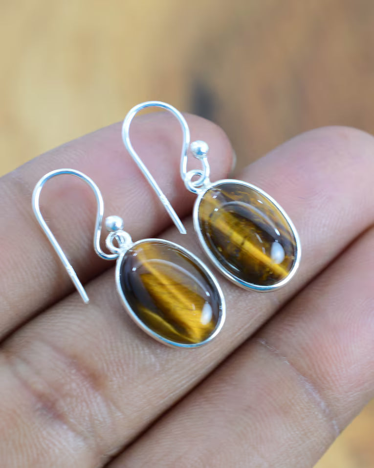 SS-C Tiger Eye Earrings