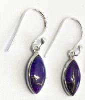 SS-C TQ Earrings - Purple