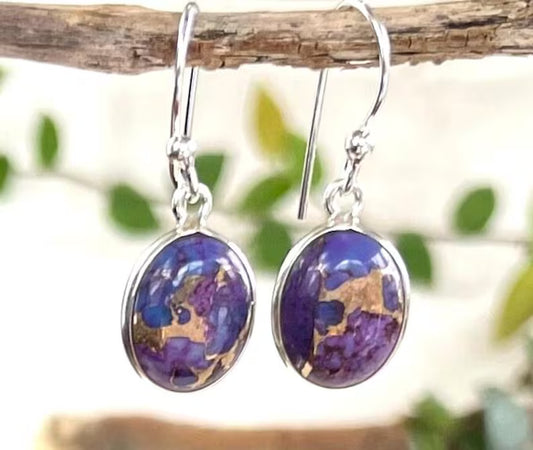 SS-C TQ Earrings - Purple