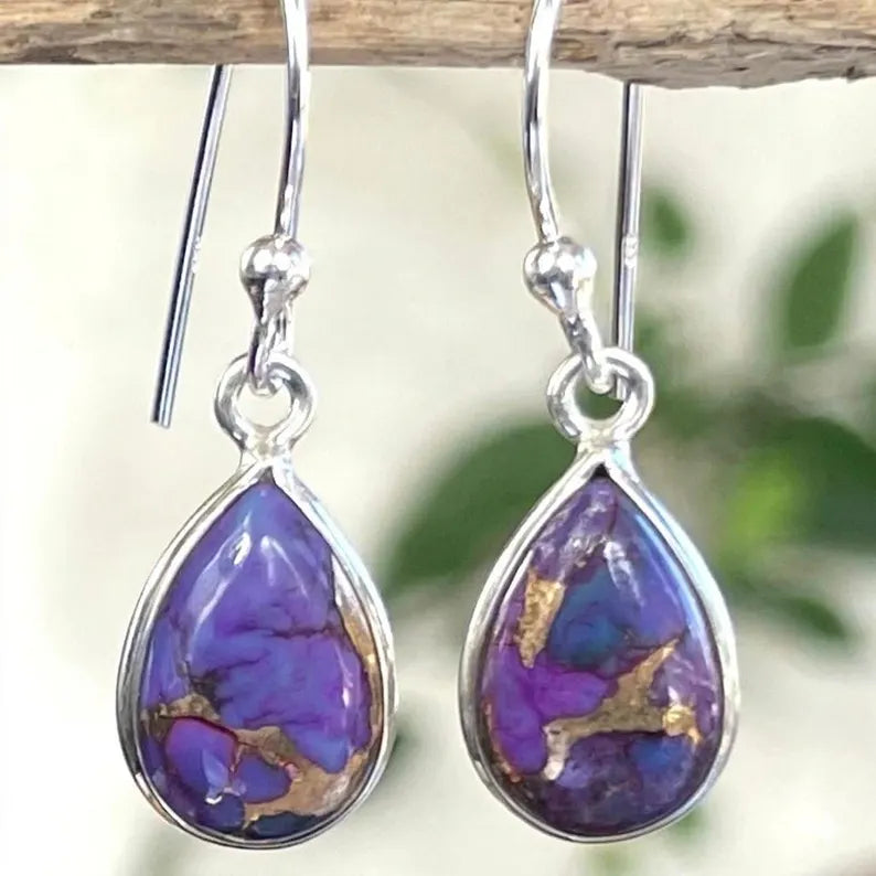 SS-C TQ Earrings - Purple