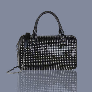 La-Vish Crystal Bag-Silver