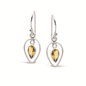 SS-F Citrine Earrings