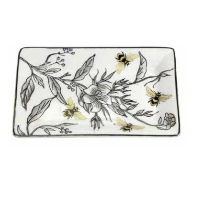 *Flowers & Bees Plate