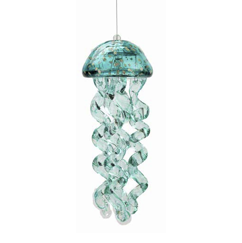 Glass Jellyfish Wind Chime