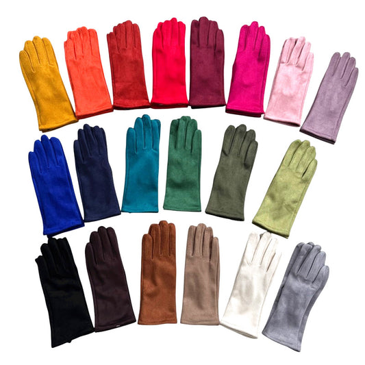 Suede Gloves wo Trim