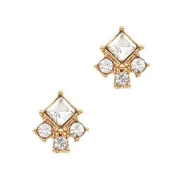 Crystal Studs - w CZ - DMD (G)