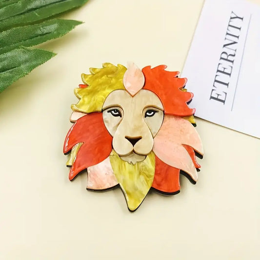 Lion Brooch