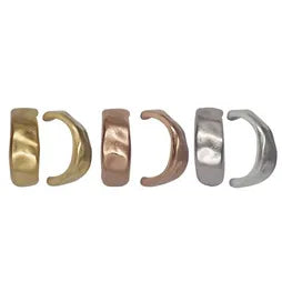 Studs - Thick Hammered Hoop