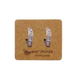 CZ Plain Huggie Ear Mints