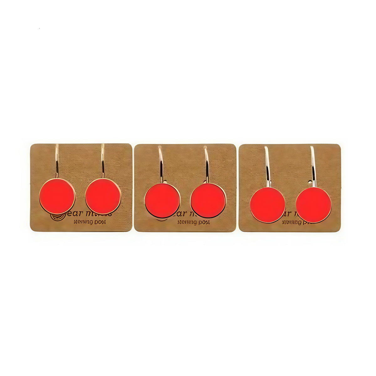 Enamel French Wires (RND) - Pink (S)