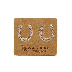 CZ Studs - Horseshoe