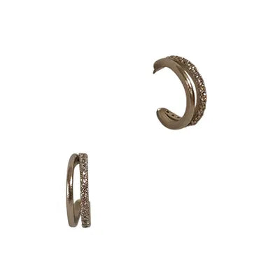 CZ Studs - Hoop (Double)