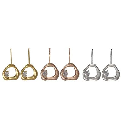 CZ French Wire (Irregular Circle)